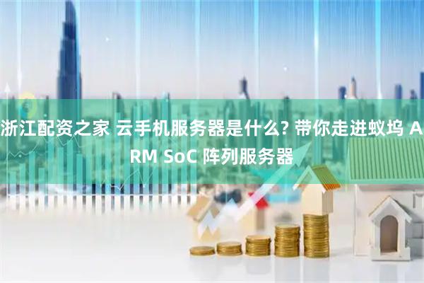 浙江配资之家 云手机服务器是什么? 带你走进蚁坞 ARM SoC 阵列服务器